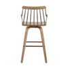 Preston - Farmhouse Counter Stool - White Washed / Antique Copper