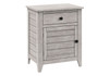 Accent Nightstand, Storage Drawer, Transitional