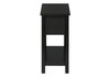 Accent End Table, 2 Tier, Narrow, Lamp, Storage Drawer, Charming Design