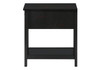 Accent End Table, 2 Tier, Narrow, Lamp, Storage Drawer, Charming Design