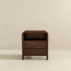 Lionel - Mid-Century Modern Nightstand 2 Drawer - Brown