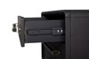 3 Drawer Nightstand With USB - Black 3 Drawer Nightstand With USB - Black