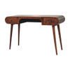 London - Arch Writing Desk - Dark Brown