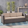 Thalassa - Outdoor 3 Seater Sofa With Removable Cushions And Steel Frame