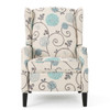 Westeros Wing Back Fabric Upholstered Recliner