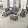 Modular Sectional Sofa With Diy Combination And Storage