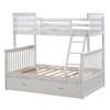Bunk Bed With Storage Drawers And Safety Features