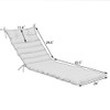 2 Piece Outdoor Chaise Lounge Chair Cushion Replacement Set