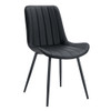 Modern Style Extended Seat Cushion Dining Chair Set
