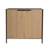 Contemporary Freestanding Bathroom Vanity With Adjustable Shelves