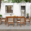 Dining Table 8 Person Outdoor Table, Farmhouse Furniture For Patio, Garden, Backyard - Teak