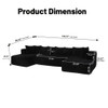 Modular U Shaped Sectional Sofa