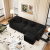 3 In 1 Pull Out Sofa Bed With Movable Ottoman