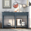 Hearth & Haven Daniel - Console Table With 2 Storage Drawers And Bottom Shelf