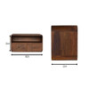 Floating Open Console - Chestnut Floating Open Console - Chestnut