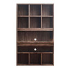 Perrisk - Desk With Bookcase