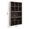 Perrisk - Desk With Bookcase