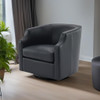 Emmett - Swivel Glider Barrel Chair With Clip Arm Design Emmett - Swivel Glider Barrel Chair With Clip Arm Design