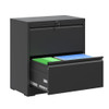 Premium 2 Drawer Metal Lateral File Cabinet With Lock