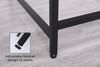 Console Table Narrow Modern Entryway Table Small Behind Couch Table Skinny Sofa Table Hallway Table For Living Room - Black