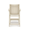 Modern Counter Chair Sleek HDPE Poly Lumber For Dining, Patio, And Garden Comfort