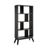 Mid-Century Modern 4 Tier Bookcase Bookshelf Display Storage - Distressed Gray