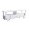 Contemporary TV Stand With 4 Shelves And 1 Drawer