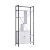 Modern Bookcase With Two Door Storage Cabinet With Two Shelves Modern Bookcase With Two Door Storage Cabinet With Two Shelves
