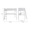 Everest - High Loft Bed With Desk And Storage