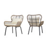 Southport - Club Chair With Woven Rope And Cushions