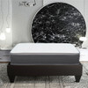 10" Full Size Hybrid Mattress In A Box, Gel Memory Foam Mattress Top With Pocket Coil Base - Gray / White