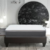 12'' Queen Size Hybrid Mattress In A Box, Plush Gel Memory Foam Mattress Top With Pocket Coil Base - Gray / White