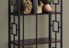 Bookshelf, Bookcase, Etagere, 4 Tier, For Office, Contemporary & Modern - Espresso