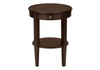 Accent Table, 2 Tier, Transitional - Espresso