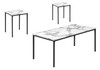 Table Set, Coffee, End, Contemporary, Modern (Set of 3)