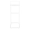 Accent Table, C - Shaped, Marble Look Contemporary & Modern Convenient Design