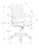 Office Chair, Adjustable Height, Swivel, Ergonomic, Armrests Office Chair, Adjustable Height, Swivel, Ergonomic, Armrests