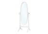 Standing Floor Mirror Full Length Oval Dressing For Bedroom - White Standing Floor Mirror Full Length Oval Dressing For Bedroom - White