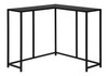 Corner Accent Console Table For Entryway, Contemporary & Modern - Black