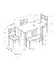 Dining Set, 5 Pieces Set, Rectangular, Small, Contemporary & Modern Dining Set, 5 Pieces Set, Rectangular, Small, Contemporary & Modern