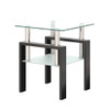 Modern Tempered Glass Tea Table, End Square Table For Living Room Modern Tempered Glass Tea Table, End Square Table For Living Room
