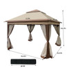 Outdoor Pop Up Gazebo Canopy With 2 Tier Soft Top And Removable Zipper Netting Outdoor Pop Up Gazebo Canopy With 2 Tier Soft Top And Removable Zipper Netting