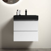 Alice - Bathroom Vanity With Large Storage, Sink Wall Mounted Floating Bathroom Vanity For Modern Bathroom, One-Piece Sink Basin Without Drain And Faucet Alice - Bathroom Vanity With Large Storage, Sink Wall Mounted Floating Bathroom Vanity For Modern Bathroom, One-Piece Sink Basin Without Drain And Faucet