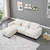 Teddy Fleece Creative Sofa Can Be Assembled Into A Two-Seater Sofa Plus A Single Couch With Three Waist Pillows To Perfectly Stretch Your Waist For Small Apartment Bedroom Spaces Teddy Fleece Creative Sofa Can Be Assembled Into A Two-Seater Sofa Plus A Single Couch With Three Waist Pillows To Perfectly Stretch Your Waist For Small Apartment Bedroom Spaces