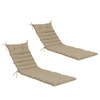 2 Piece Outdoor Chaise Lounge Chair Cushion Set 2 Piece Outdoor Chaise Lounge Chair Cushion Set