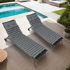 2 Piece Outdoor Chaise Lounge Chair Cushion Set 2 Piece Outdoor Chaise Lounge Chair Cushion Set