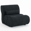 Soft Pellet Velvet Recliner, Comfortable Lounge Chair With Waist Pack Padding, Modern Design, Ideal For Living Room