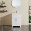 Sink Bathroom Vanity Laundry Cabinet Combo - White Sink Bathroom Vanity Laundry Cabinet Combo - White