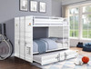 Cargo - Full Bunk Bed With Trundle - White Cargo - Full Bunk Bed With Trundle - White