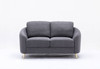 Yuina - Linen Loveseat - Gray